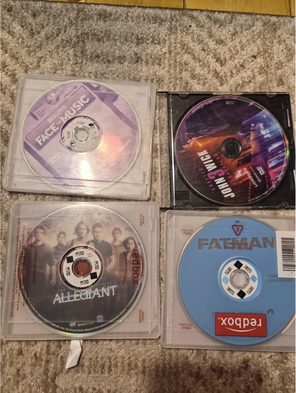 Lot Of Preowned Redbox Movies Bundle Of 6 The New Mutant John Wick And More